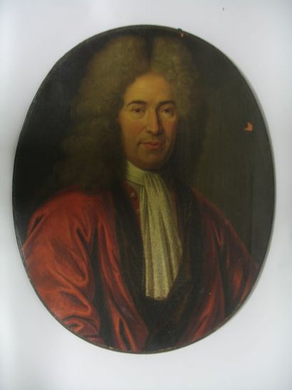 Ecole FRANÇAISE vers 1720
Portrait de gentilhomme...