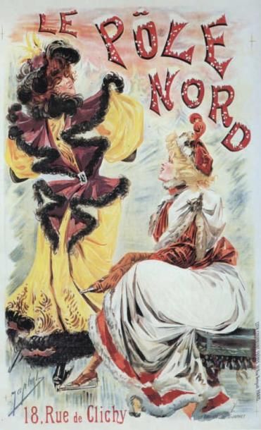 JAPHET (A.Jazet)
LE POLE NORD vers 1890 encadrée...