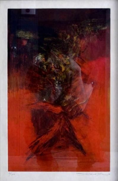 ZAO WOU KI, 1921/ 2013
Sans titre rouge Eauforte...