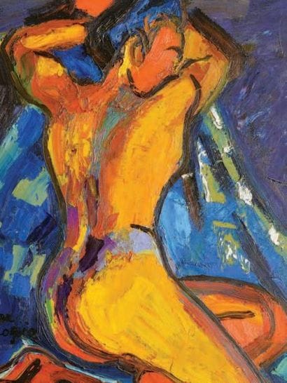AMBROGIANI Pierre, 1907-1985
Grand nu Huile...