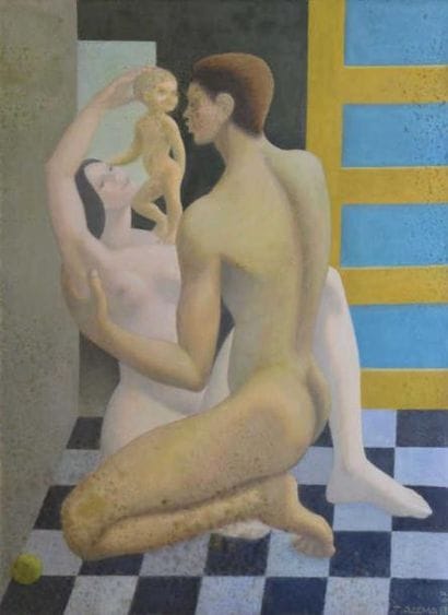 AZEMA Jacques, 1910-1979
La famille, 1967...