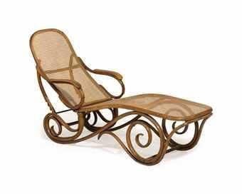 THONET
Chaise longue en bois courbé thermoformé...