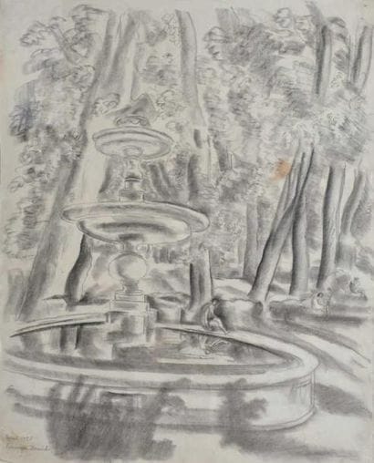 DAVID Hermine, 1856-1970
Fontaine dans un...