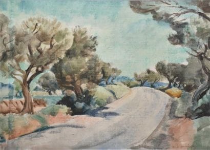 EISENCHITZ Willy, 1889-1974
Route aux oliviers...