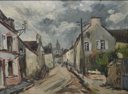 HERBO Fernand, 1905 1995
Rue de village au...