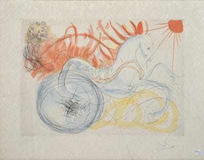 DALI Salvador, 1904-1989
Le char du soleil...