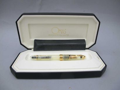 Stylo plume Omas OGIVA à pompe demonstrator...