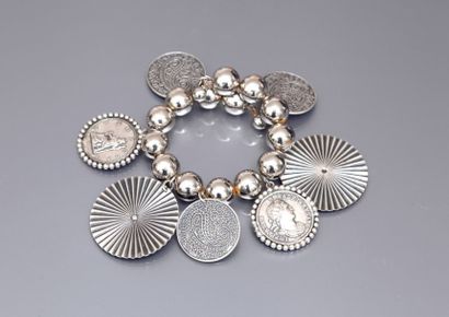 La Porte Bleue - (années 1980) Bracelet rigide...