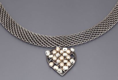 Paco Rabanne - (années 1990) Collier ruban...