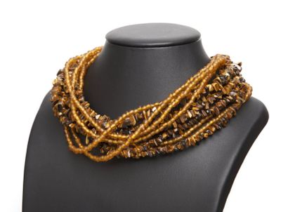 Césarée - (années 1990) Collier multi-rangs...
