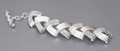 Claire Deve - (années 1980) Bracelet articulé...