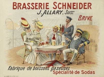 QUENDRAY A. BRASSERIE SCHNEIDER imp. Lang...