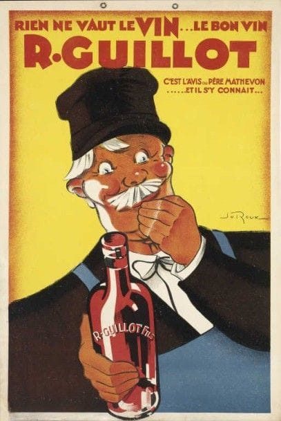 ROUX J. LE VIN R.GUILLOT entoilée bon état...