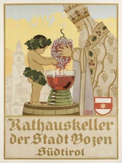 STOLZ Albert.RATHAUSKELLER entoilée très...