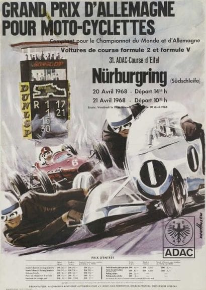 VAN HUSEN.NÜRBURGRING GRAND PRIX D'ALLEMAGNE...