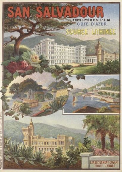 VILLENEUVE. SAN SALVADOUR PRES HYERES imp....