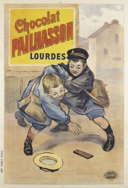 CHOCOLAT PAILHASSON Lourdes imp. Camis entoilée...