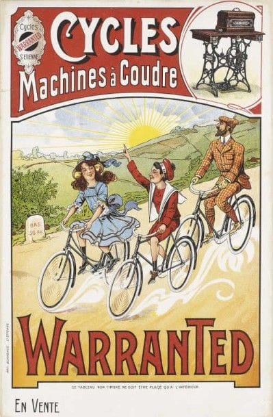 CYCLES WARRANTED imp.Bonabaud entoilée très...
