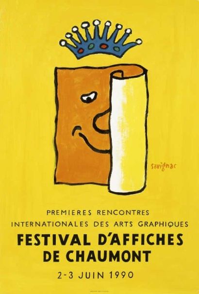 3 affiches d'expositions : FESTIVAL DE CHAUMONT...