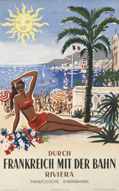 BAILLE H.FRANKREICH MIT DER BAHN RIVIERA...