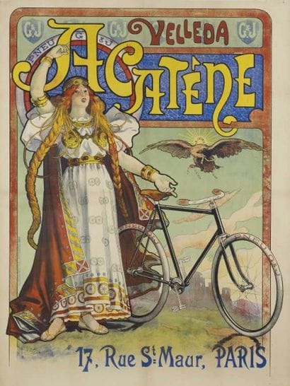 BAYLAC. VELLEDA ACATENE 1898 imp. Kossuth...