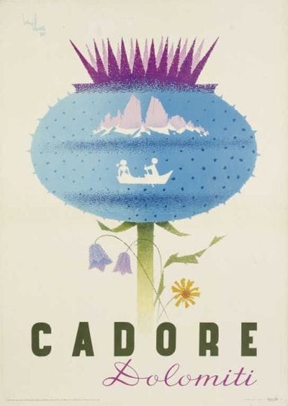 BONILAURI.CADORE DOLOMITI 1960 ed. Sigla...