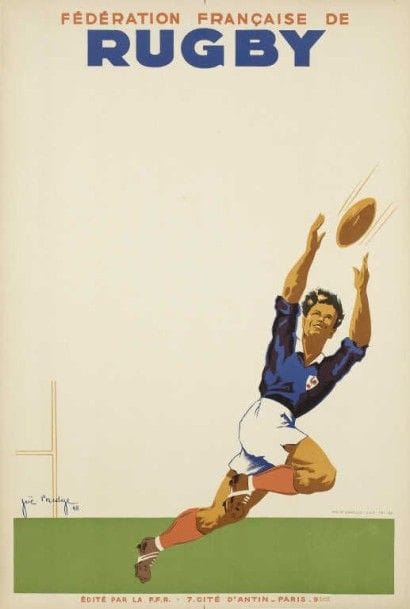 BRIDGE Joe.F.F. RUGBY 1946 imp. Sarcelles...