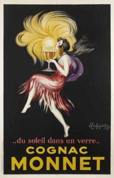 CAPPIELLO Leonetto.COGNAC MONNET 1927 imp....