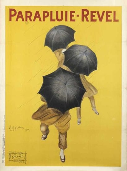 CAPPIELLO Leonetto.PARAPLUIE-REVEL 1922 imp....