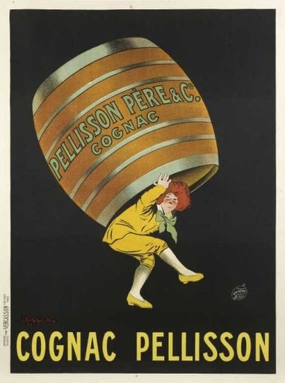 CAPPIELLO Leonetto.COGNAC PELLISSON 1907...
