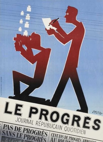 COLIN Paul.LE PROGRES JOURNAL REPUBLICAIN...