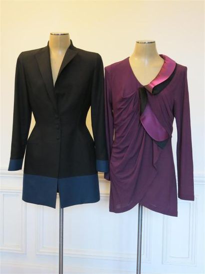 T.Mugler et Sangbong
Lot comprenant:1 robe...