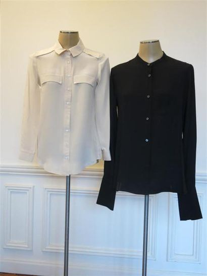 Sandro et Margiela
Lot comprenant 1 chemisier...