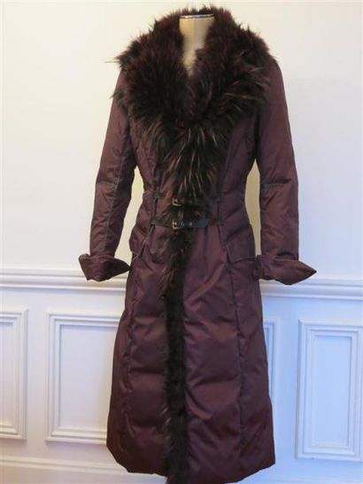 Roberto CAVALLI
Doudoune longue bordeaux,col...