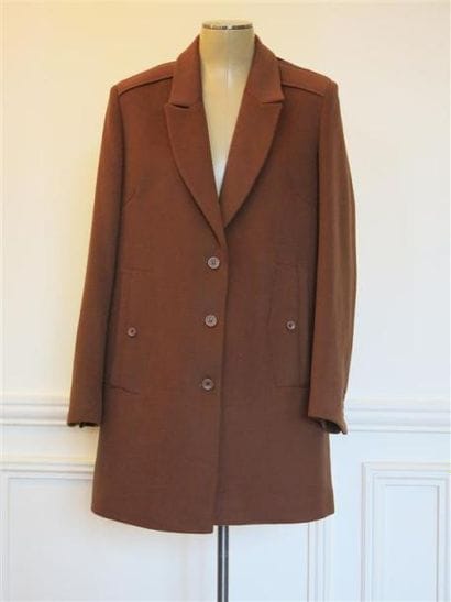 Redingote lainage couleur camel.T.40