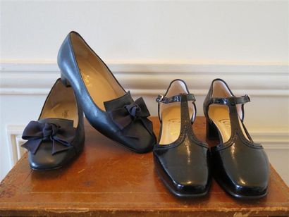 Lot comprenant:1 paire de salomé V.Noir T.36...