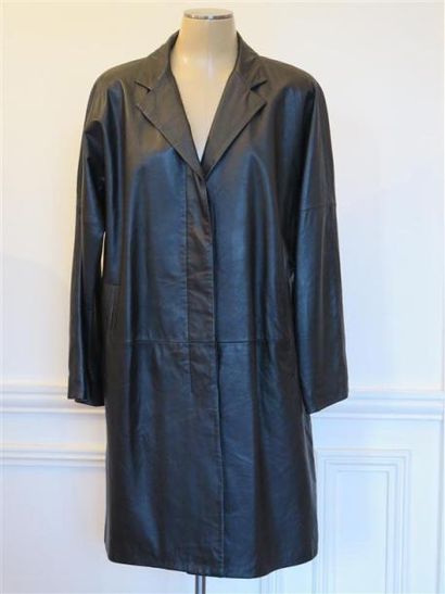 DKNY
Manteau cuir noir T.L