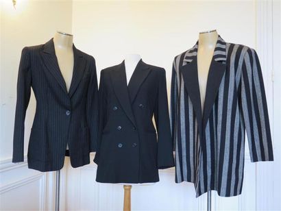 Apostrophe,Givenchy
Lot de 3 vestes en flanelle...