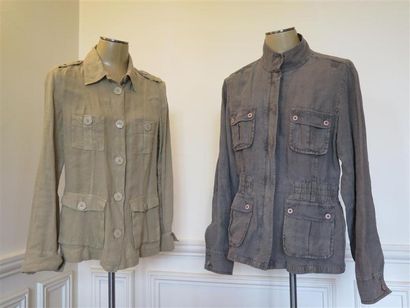 Armani et Blanc Bleu
Lot comprenant:1 saharienne...
