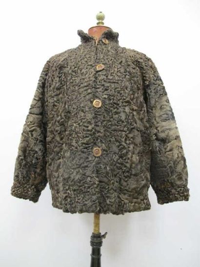 Blouson en asrtrakan marron