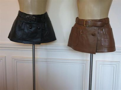 Lot de 3 ceintures forme tablier en agneau...