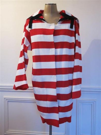 Castelbajac
Gilet coton rayé rouge et blanc...