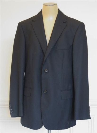 BOSS
Veste non doublée en lainage bleu marine...