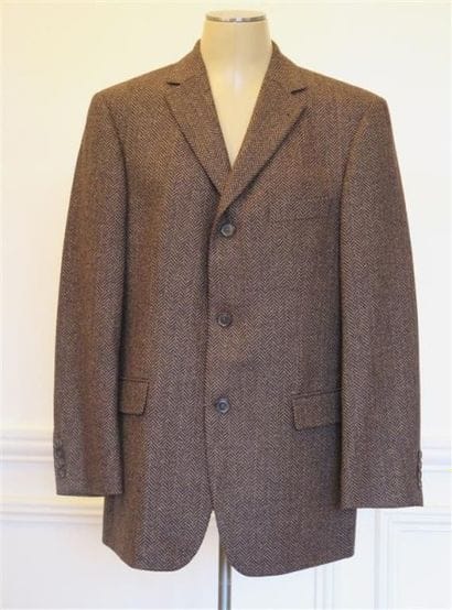 BOSS
Veste en lainage dessins chevrons marron...