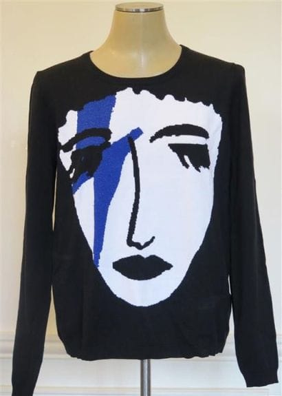 J-C de Castelbajac
Pull en coton noir et...
