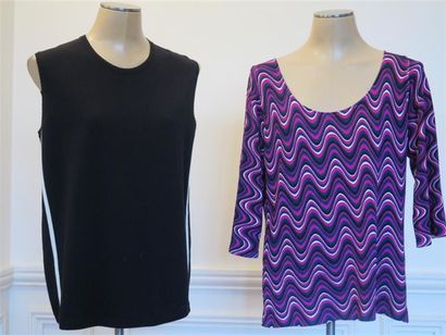 Marina RINALDI
Pull bariolé violet et rose...