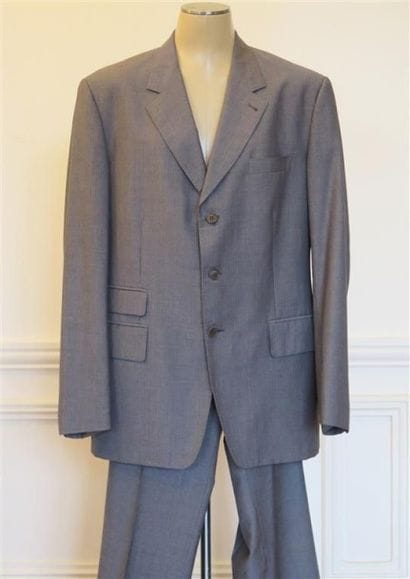 PAUL SMITH
Costume gris rayé tennis T. 5...