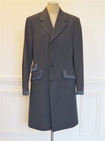 PAUL SMITH
Manteau en coton noir T.small