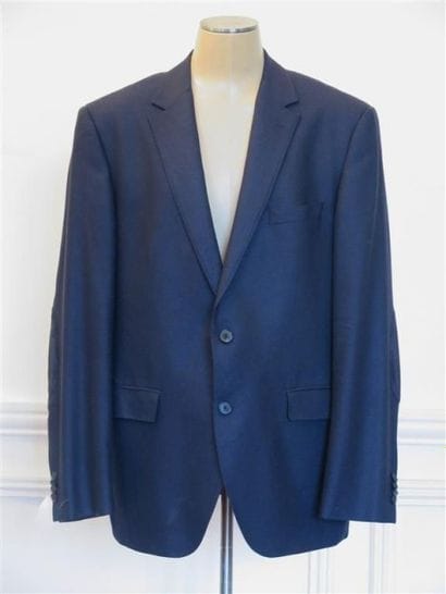 BOSS
Veste lainage bleu marine T.50 état...