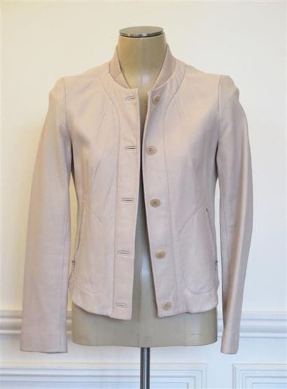 DKNY
Blouson agneau plongé beige T.40 état...